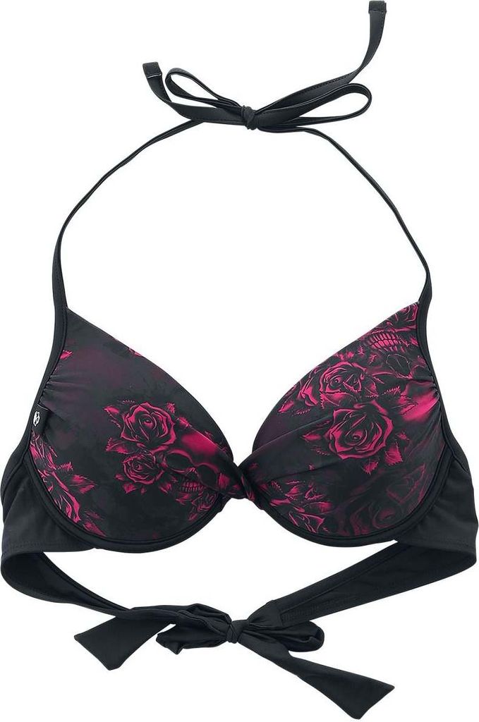 Black Premium by EMP Damen schwarzes Bikinioberteil mit Produktbild 