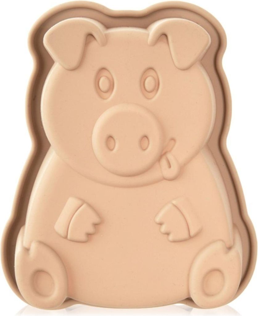 Orion | Silikonform - Form für Kekse und Pralinen - Backform - Pralinenform - Braun - Schweinchen