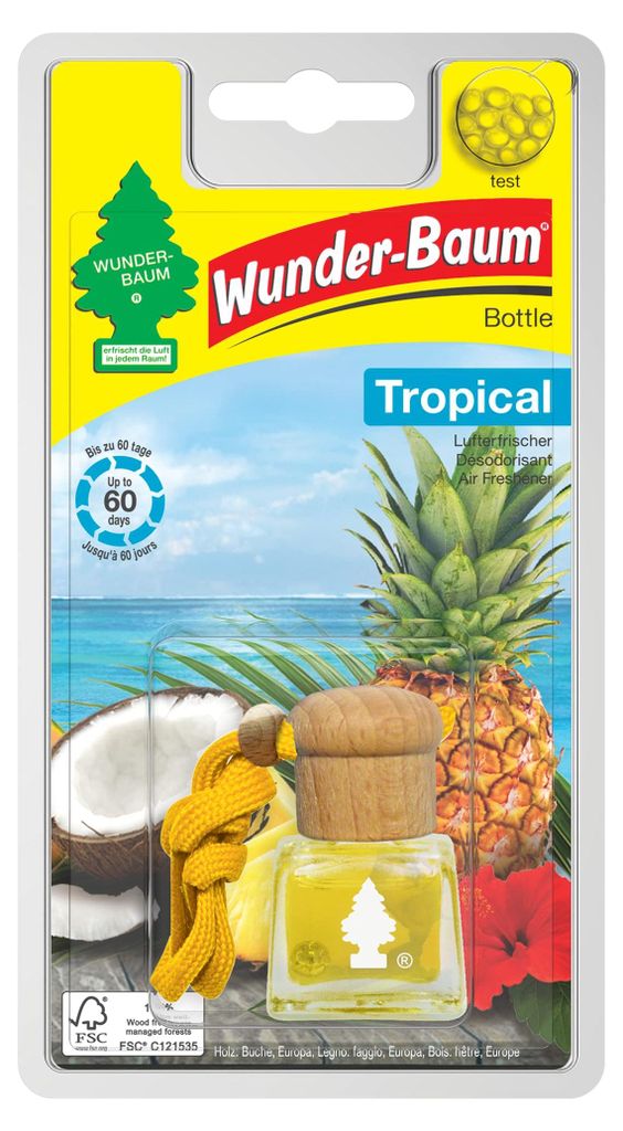 Zapach Bottle Tropical 4,5 Ml   Wunder-Baum Zdjęcie produktu 