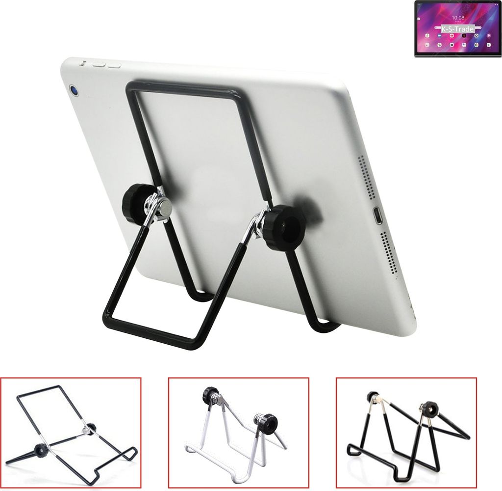 K-S-Trade Tablet-Ständer Tablet-Halterung Tablet-Aufsteller kompatibel mit Lenovo Yoga Tab 11 LTE faltbarer Tischständer Tablet Halterung