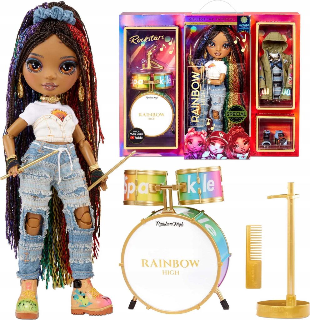 MGA Rainbow High Rockstar Vanessa Tempo Obrázek produktu 