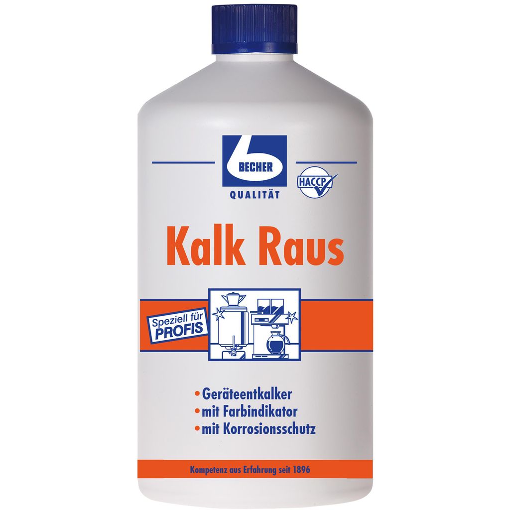 Dr. Becher Kalk Raus 1L entkalkt Kaffeemaschinen, Wasserkocher uvm. (1er Pack)
