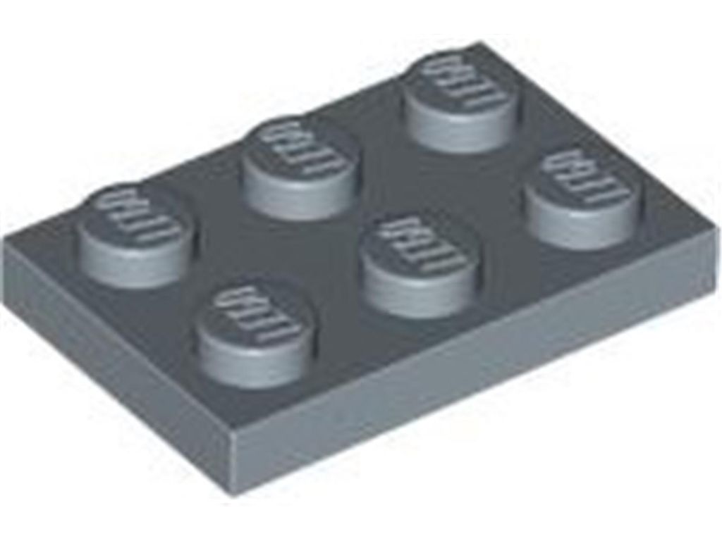 Lego 2x3 Platten 3021 - 250 Stück Sandblau