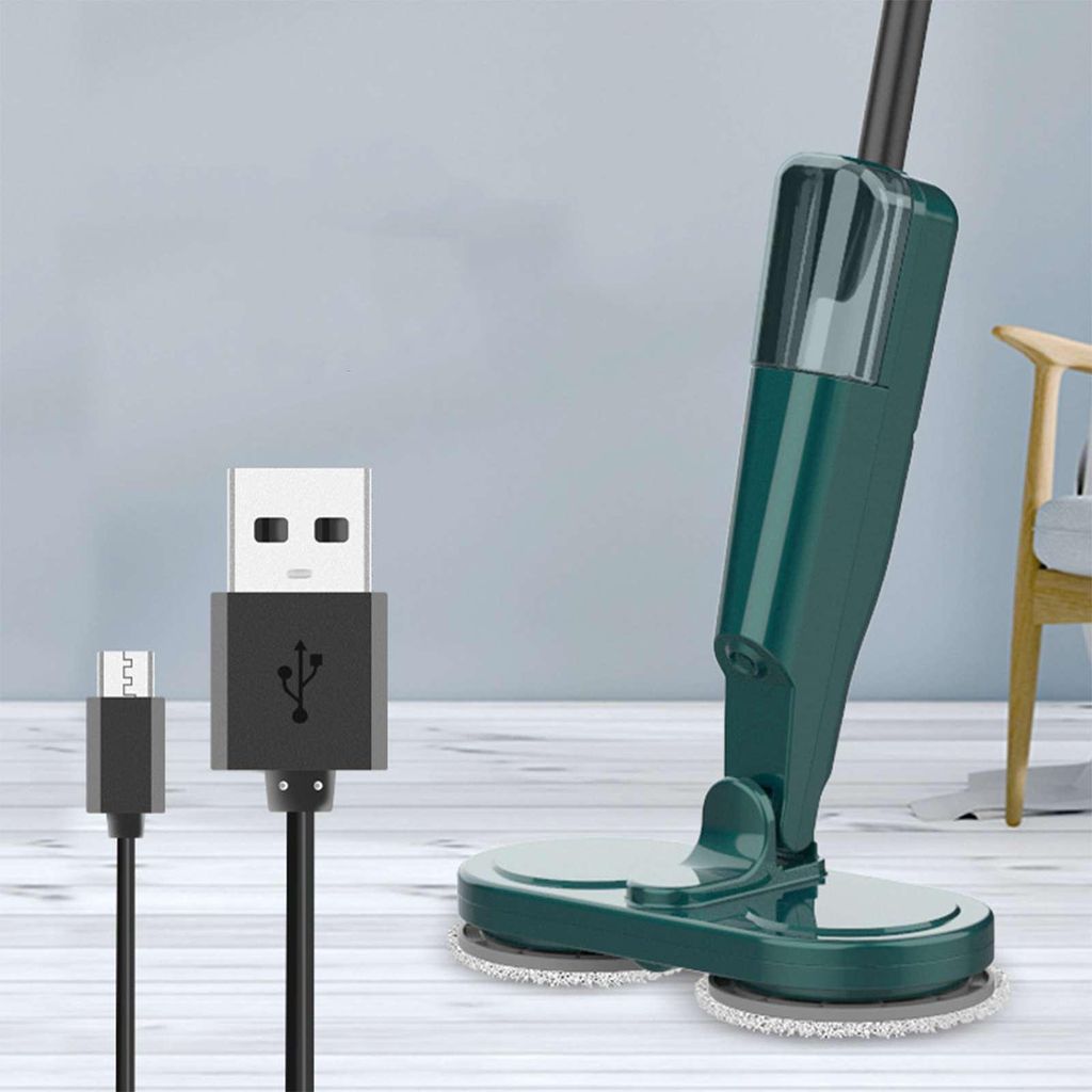 AIORBER Saug und Wischroboter Trocken Nass Touch Bedienung USB 1000Pa für Hartböden Wohnungen bis 120 m² Grün