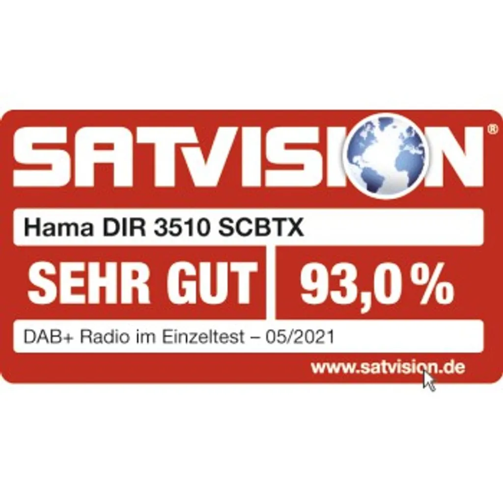 Radio Internet Hama sans Interférences avec Lecteur CD et Bluetooth 40W