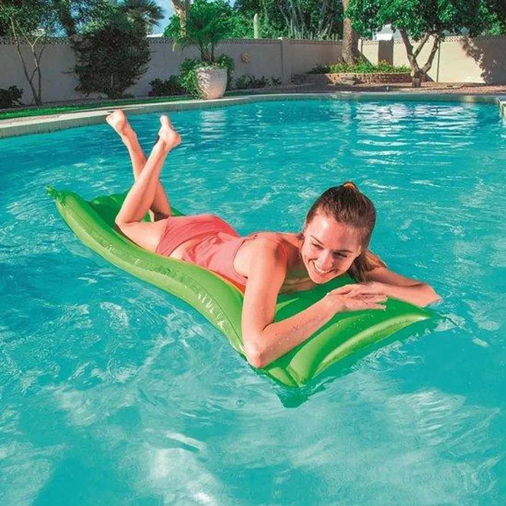 Matelas gonflable solide 183 cm résistant aux crevaisons pour l'été