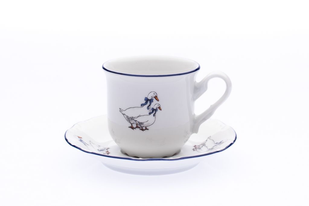Thun 1794 Tasse et soucoupe, oie, 95 ml, porcelaine, Image du produit 