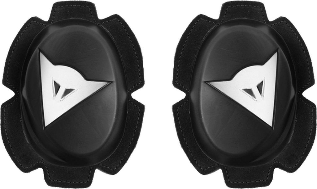 Dainese Knieschleifer Pista Knee Slider Schwarz/Weiß Produktbild 
