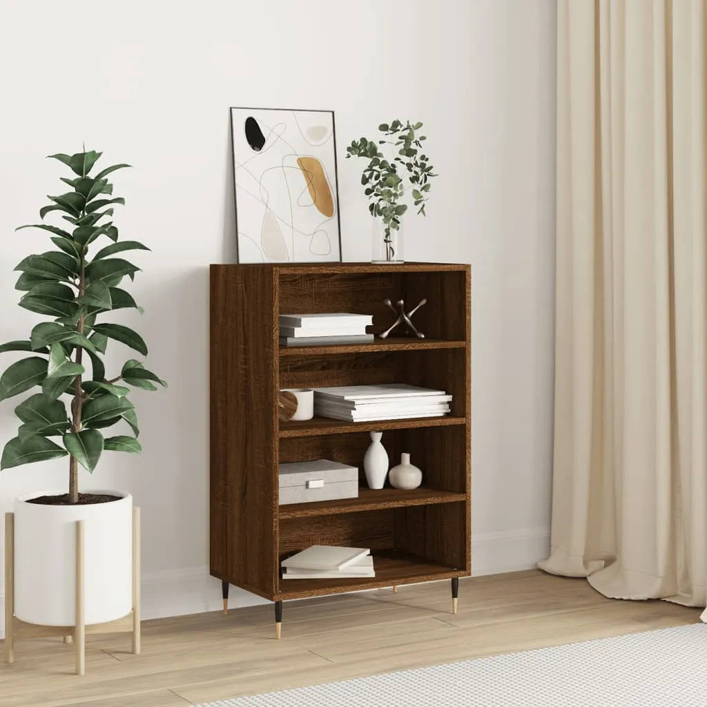 vidaXL Credenza Marrone Effetto Rovere 57x35x90 cm | Mobiletto Legno - 2