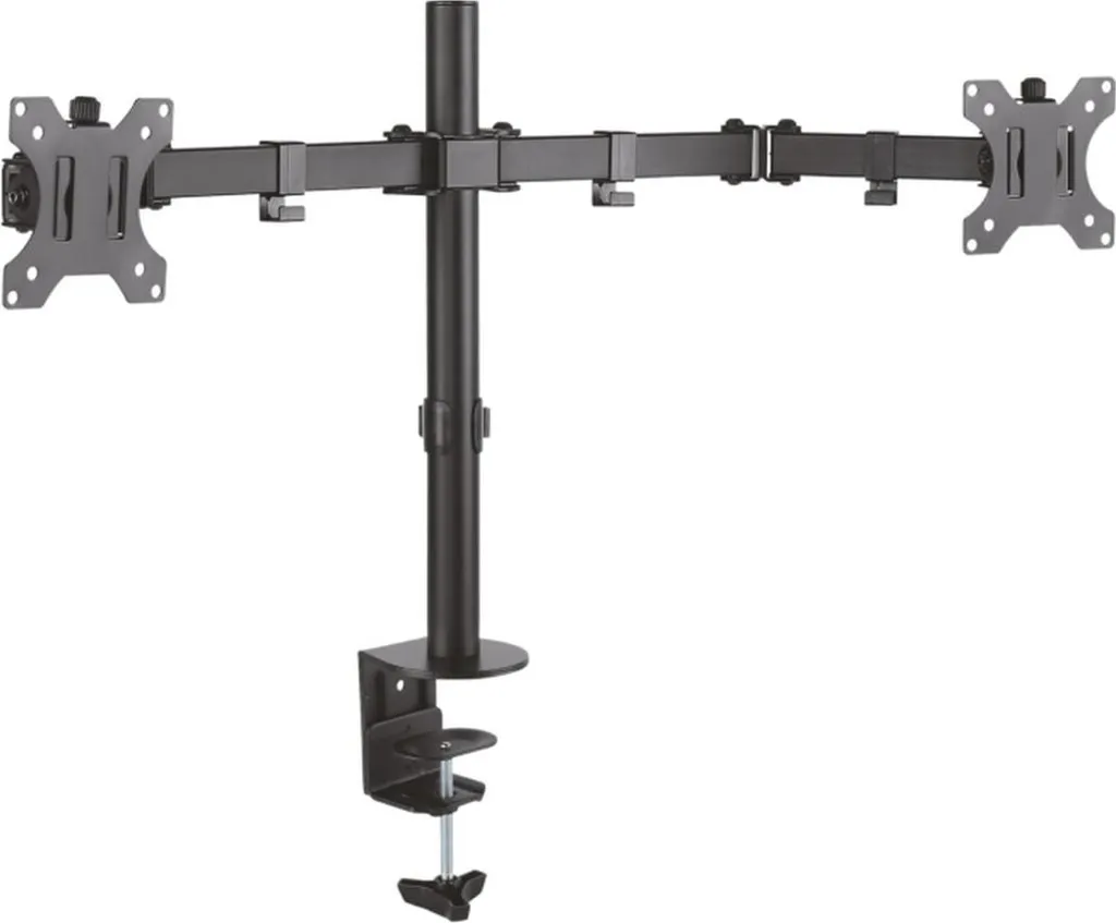 Support moniteur 2 écrans bras articulé réglable Aisens DT32TSR-041 Noir