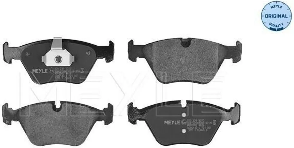 MEYLE Plaquettes de frein avant certifiées pour Série 3, X3, Z4 (0252318320)