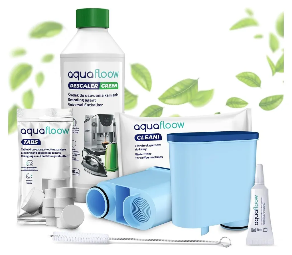 Entretien machine à café Philips Saeco - Kit avec détartrant et filtres eau