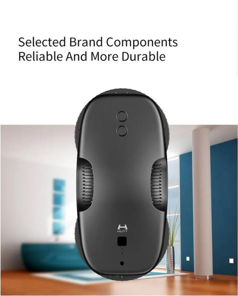 Fini les Traces sur vos Vitres avec le Robot Hutt DDC5 Smart Noir Pro - 9