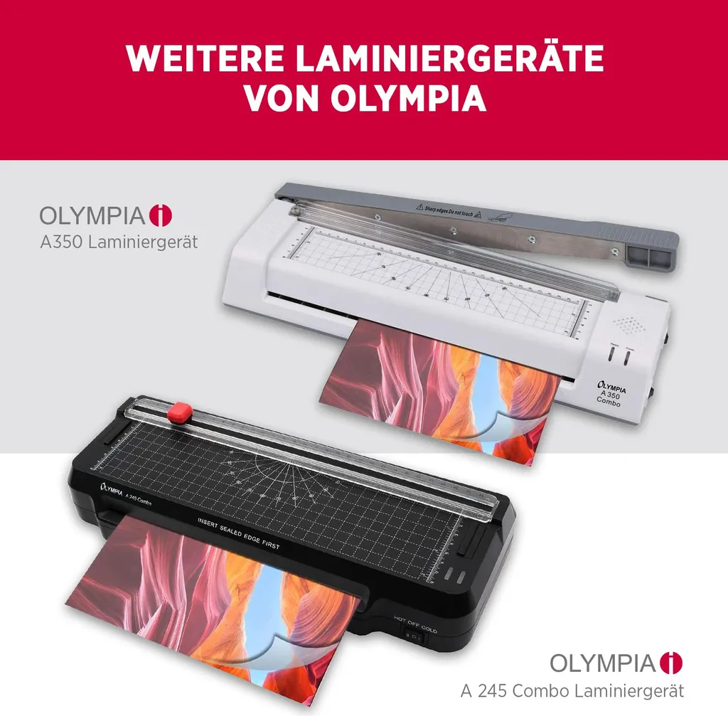 Machine à plastifier Olympia A230 appareil de plastification bureau A4
