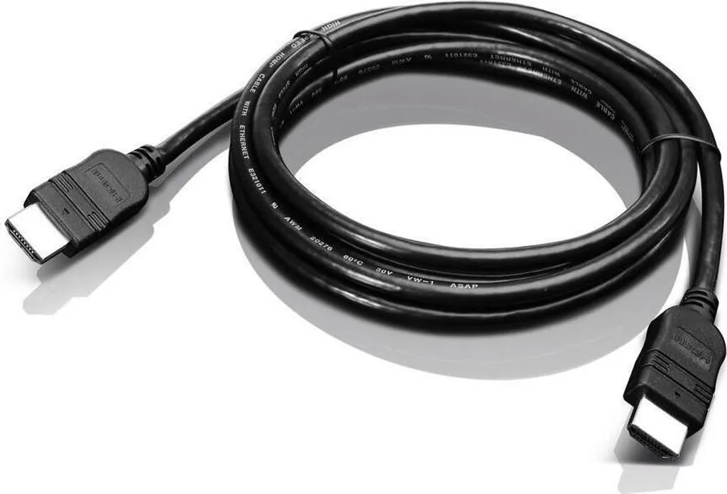 Câble HDMI 2m pour Station d'Accueil Lenovo 00XL114 et Moniteur Pro