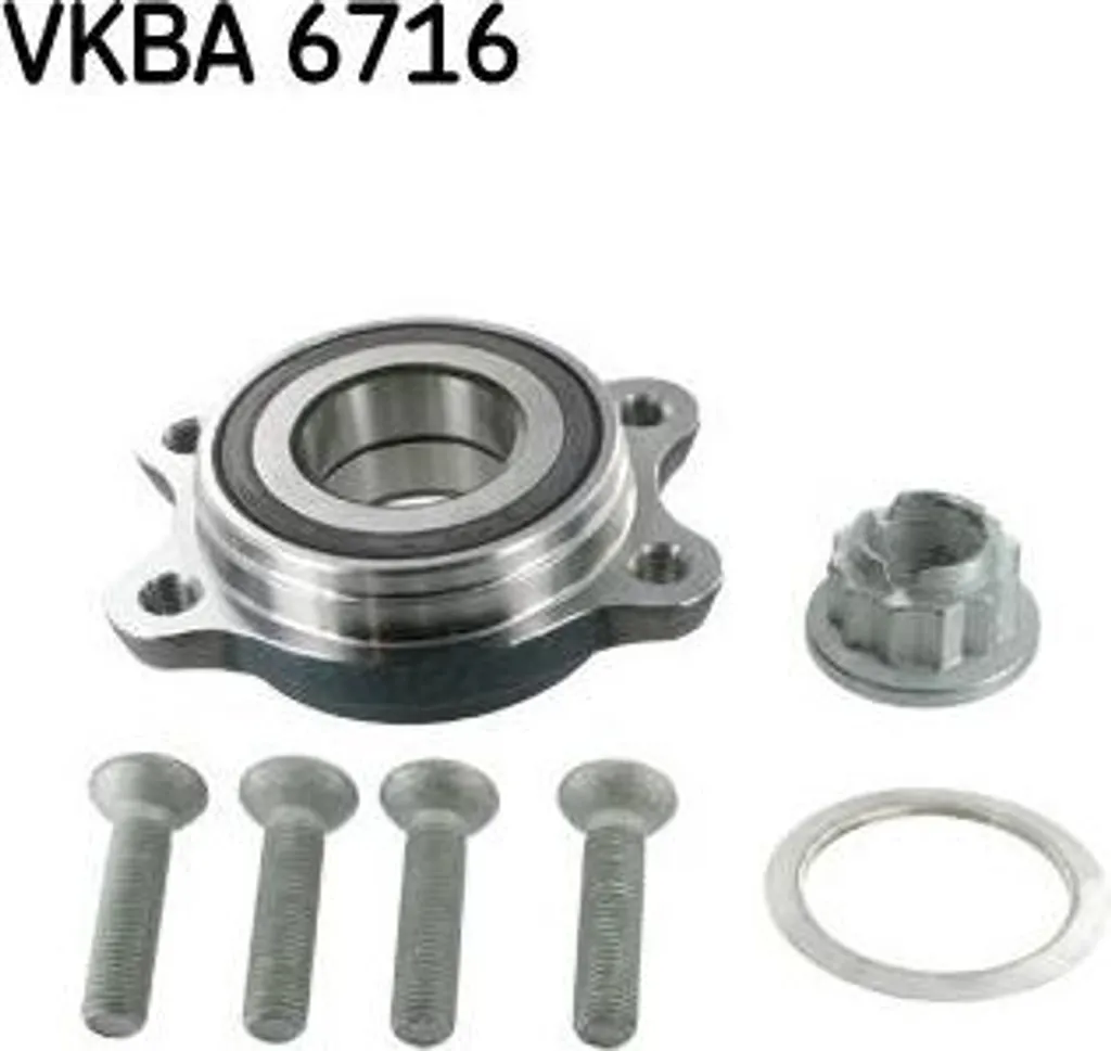 Kit Roulement de Roue SKF VKBA 6716 pour R8 - Réf OE 420598625 Origine