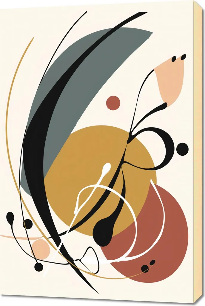 Quadro Moderno 60x90 Echi danzanti - Emozioni da Parete Casa