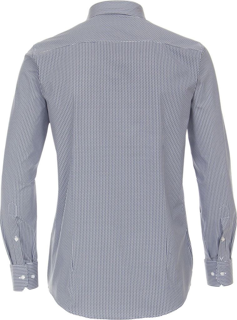 Venti - Modern Fit - Herren Langarm Hemd Jerseyflex (123963900), Größe:38, Farbe:Blau (100)