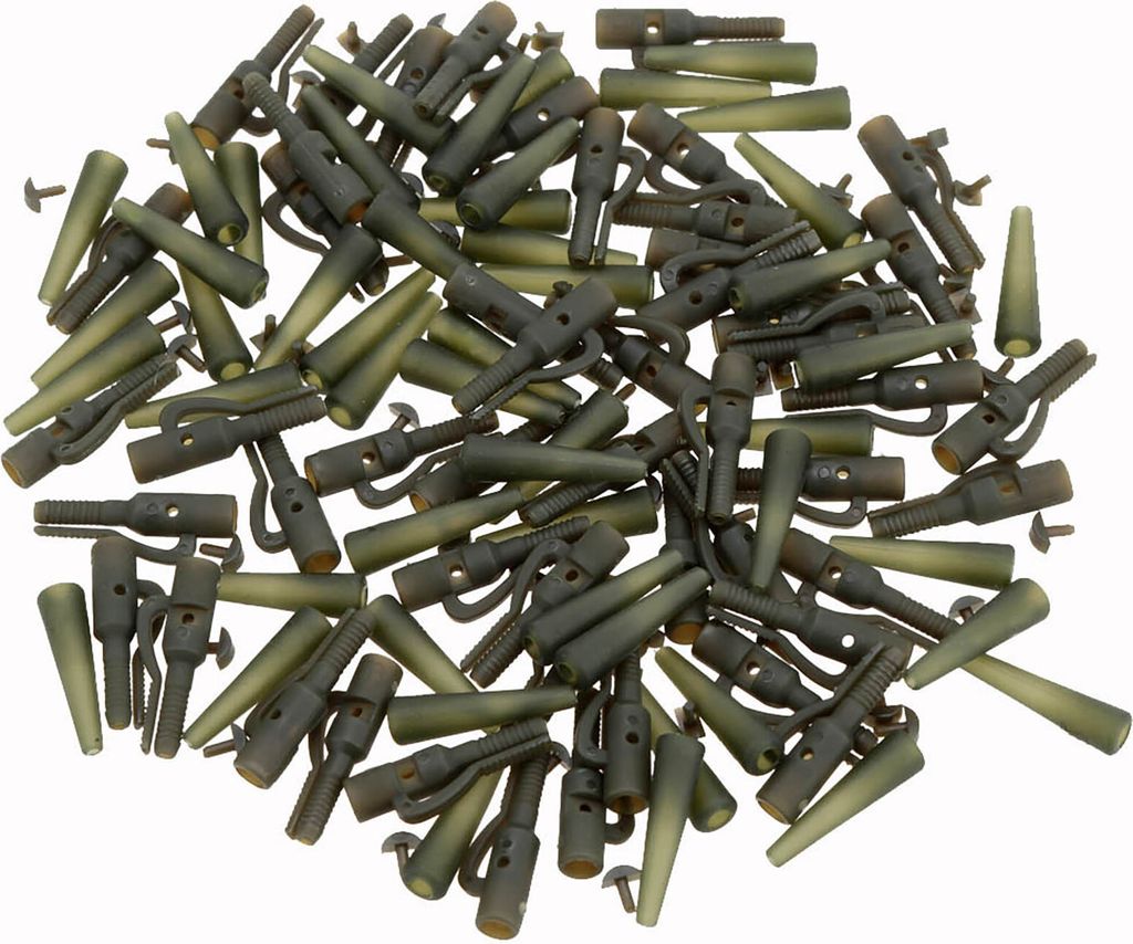 50 Sets Outdoor-Sicherheits-Blei-Clips Karpfen Angeln Zubehör