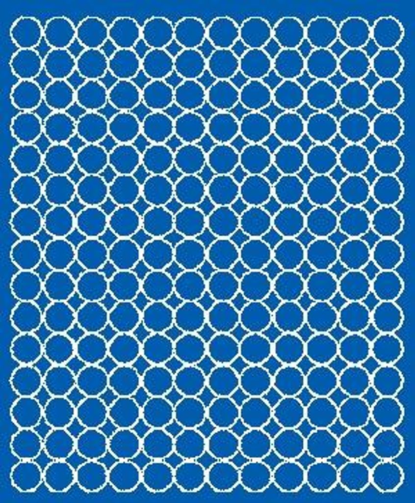 Runde Aufkleber, 1,5 cm, Punktaufkleber, 180 Stück, blau matt