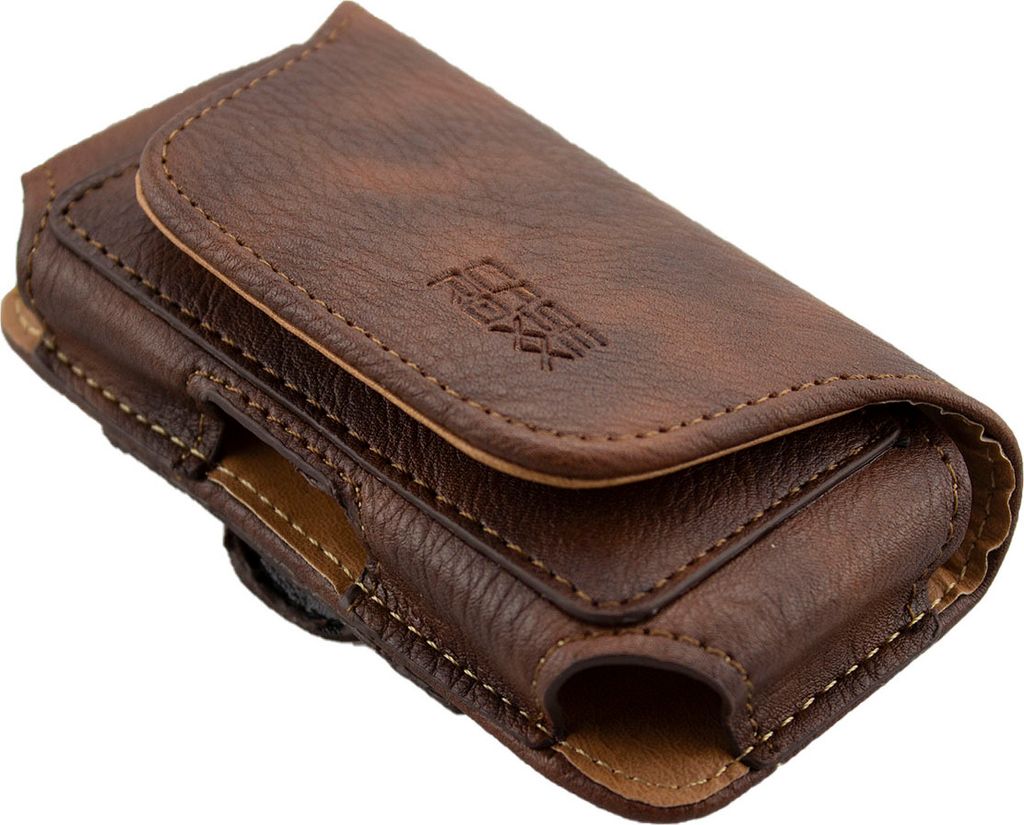 Handy Quertasche mit Gürtelclip & Gürtelschlaufe – Passend für Easyfone Prime-A2 – Robuste Schutztasche für den Gürtel – Schnellzugriff ...