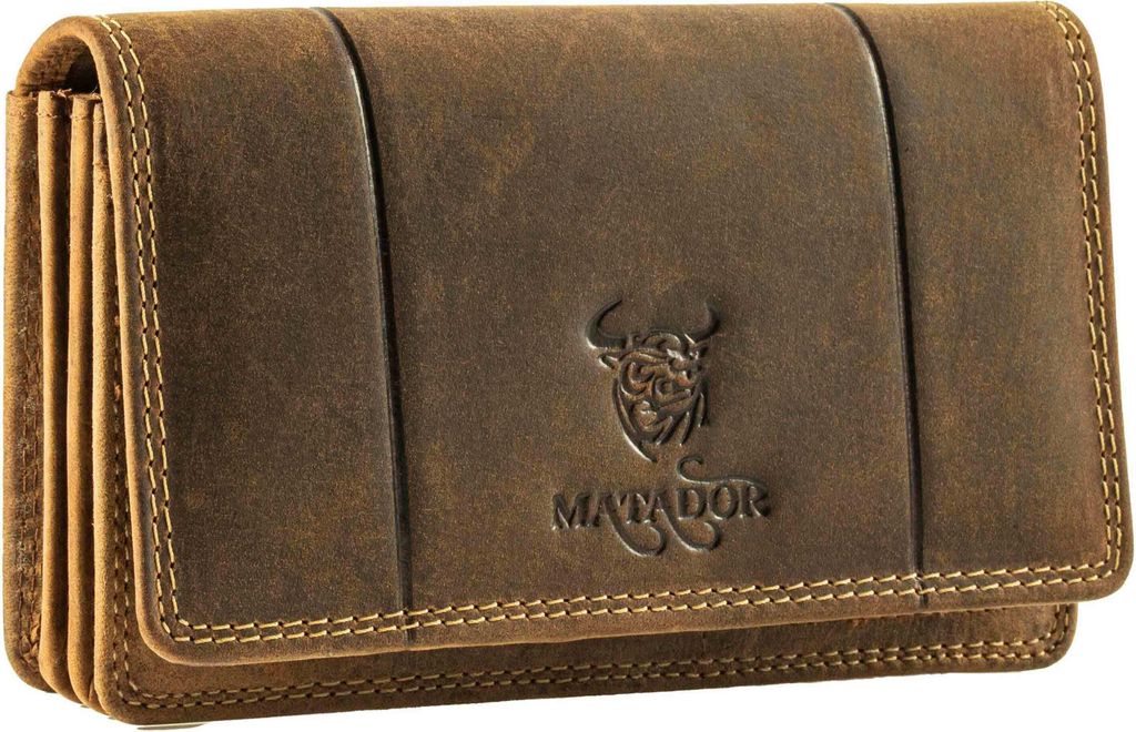 MATADOR VENEDIG Leder Damen Geldbörse Geldbeutel Hunter Produktbild 
