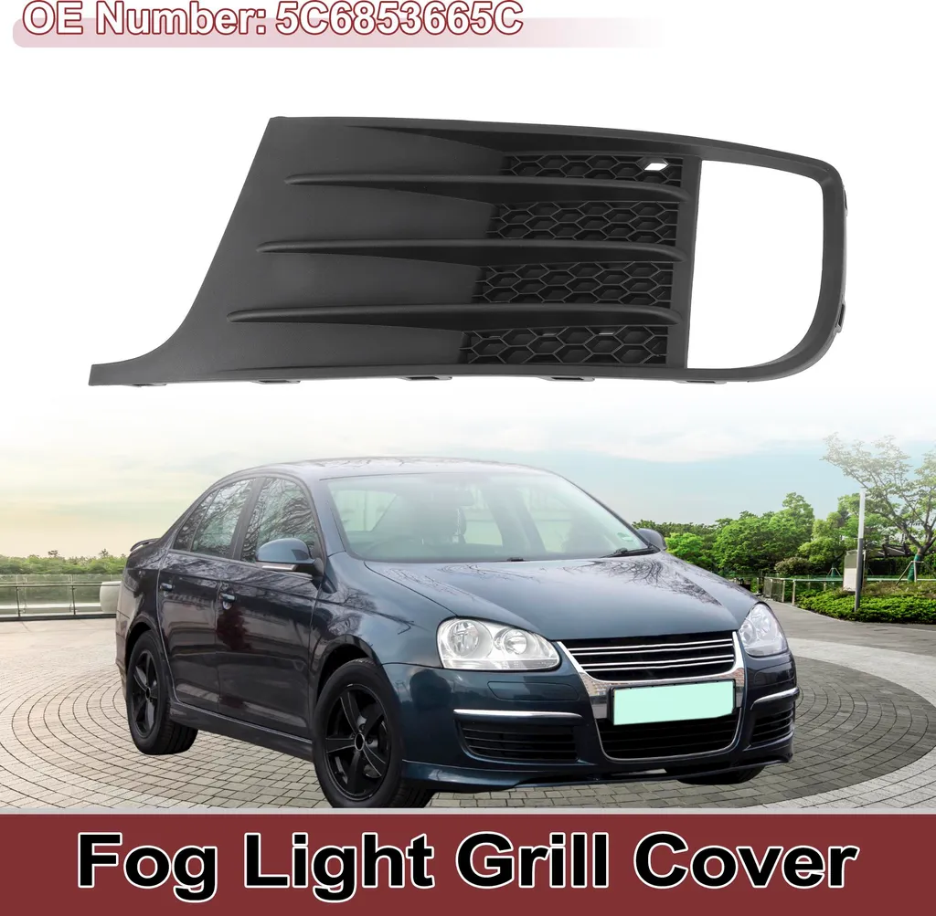 Grille de Pare-Chocs Jetta MK6 GLI Noir ABS Haute Qualité - Côté Gauche