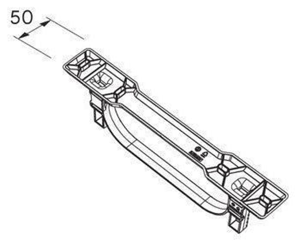 BORA EFMS/1 Ecotube Montageset flach (1Stk.) Produktbild 