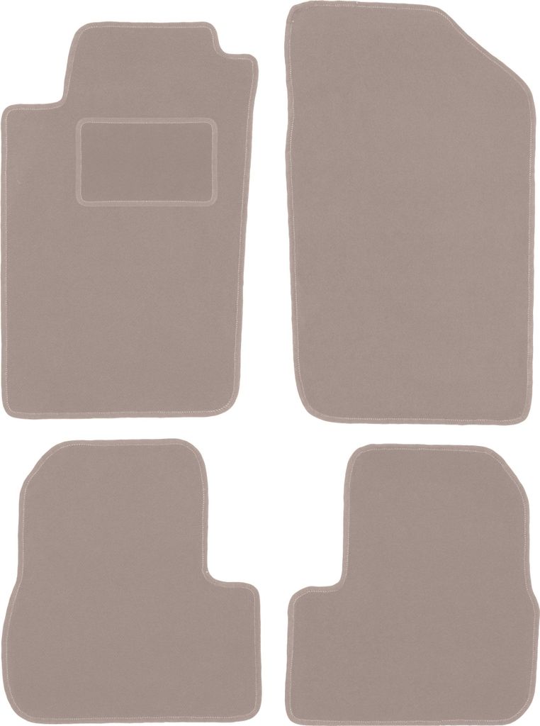 Beige Veloursmatten für: Peugeot 206 Fließheck, SW, Kombi, Produktbild 
