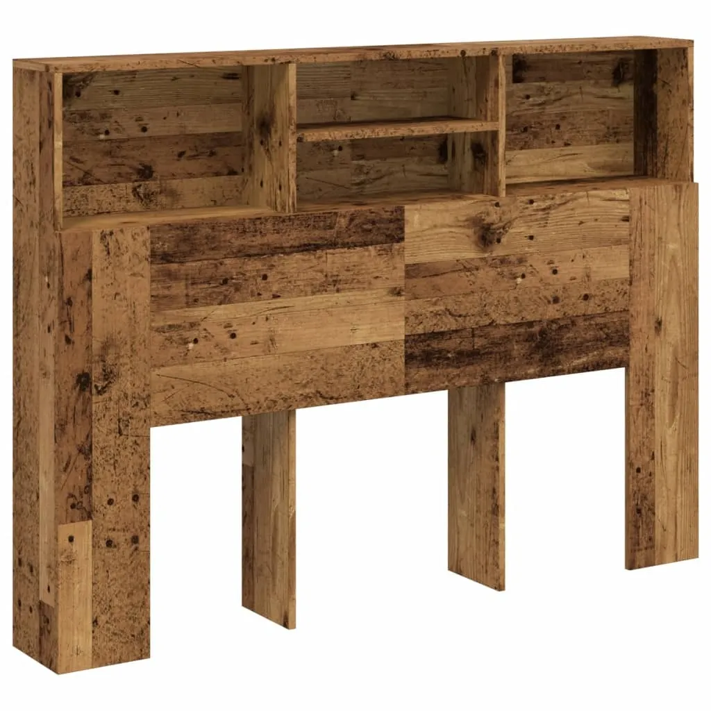 Offerta Testiera Letto con Contenitore 140x19 cm Legno Antico