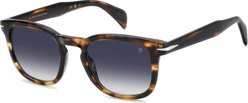 Lunettes pour hommes David Beckham DB 1221/S carrées Marron et Bleu