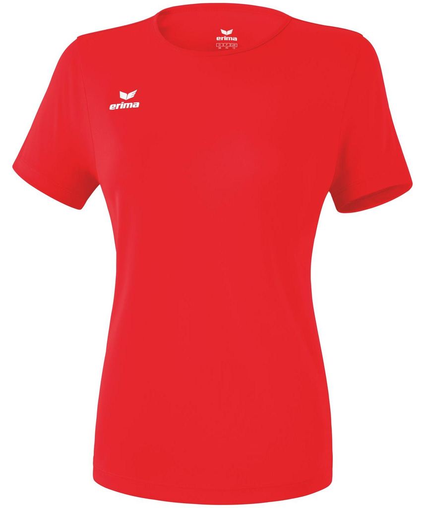 Erima Funktions Teamsport T-Shirt rot Damen