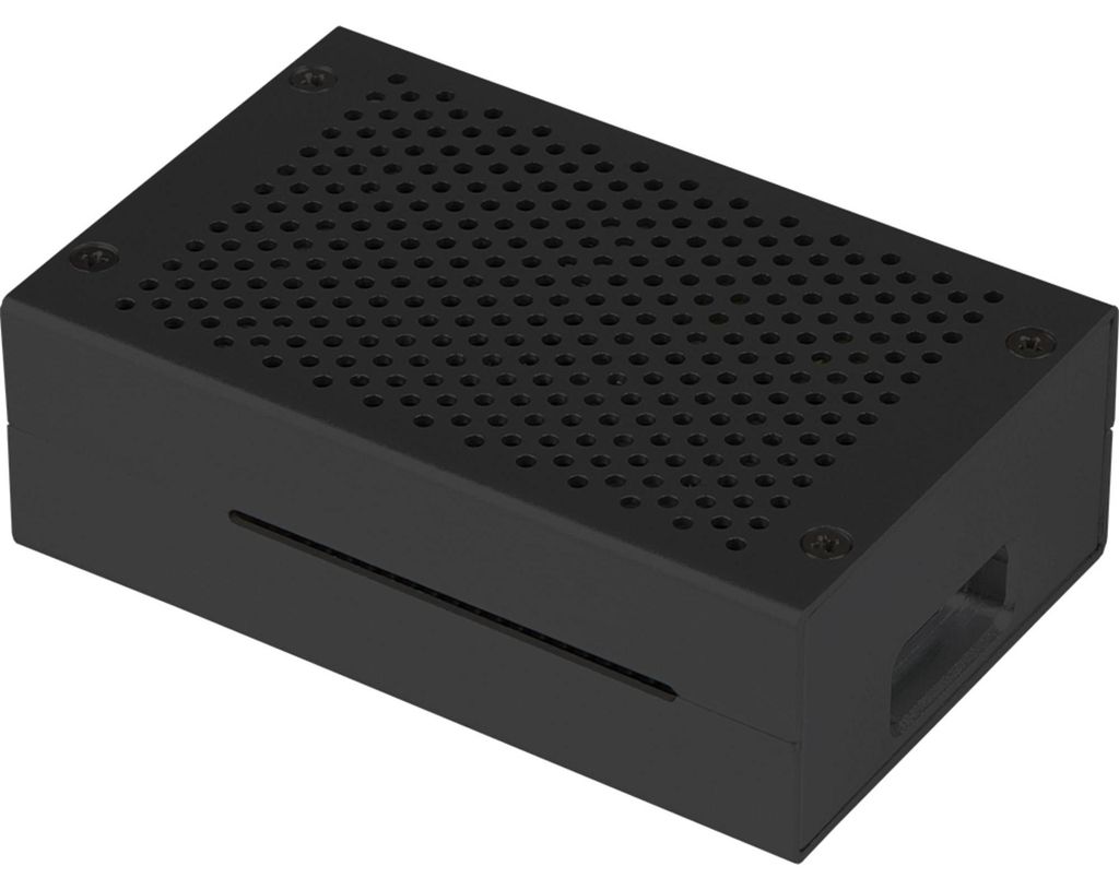 Joy-IT Aluminiumgehäuse für Raspberry Pi 4 B, Gehäuse Produktbild 