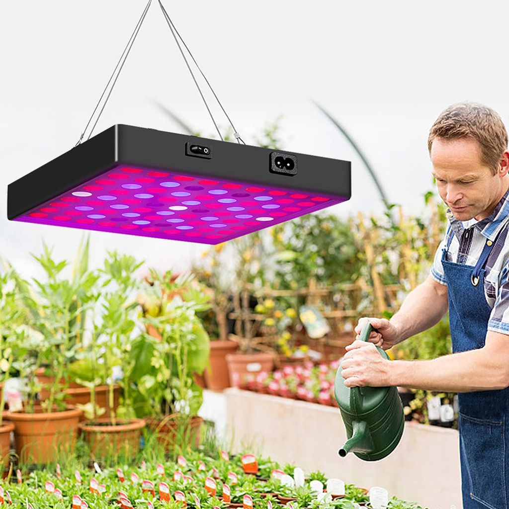 60W LED Pflanzenlampe Pflanzenleuchte Pflanzenlicht Pflanzen Blumen Gewächshaus 