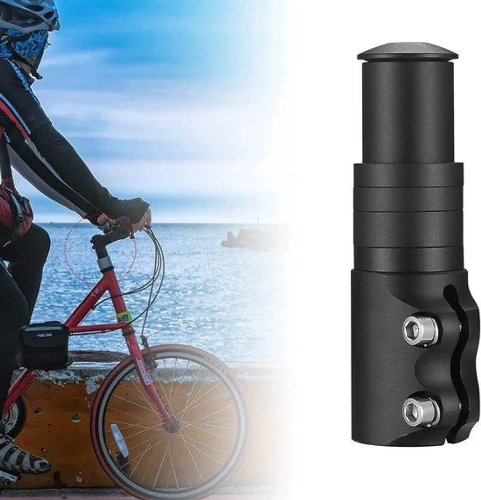 Rallonge de guidon VTT : fini le mal de dos avec cet adaptateur 286mm alu