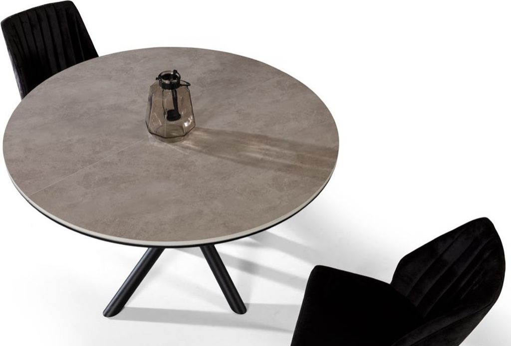 Esszimmertisch Rund Esstisch Ausziehbar Küchentisch Holz Grau Tische