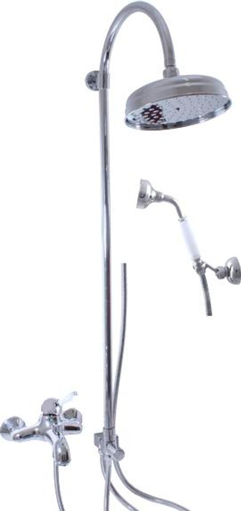 copy of SEINA Standduschsäule mit RAV Chrom Handbrause SLEZAK