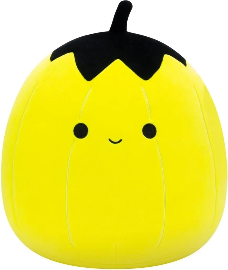Squishmallows Walt Citrouille Jaune - Peluche Anti-Stress Hyper Douce