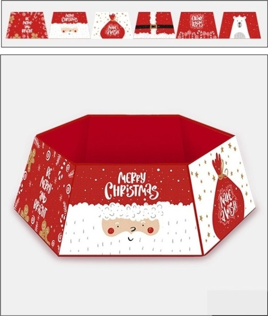 Weihnachtsbaumdecke Christbaumdecke Baumkragen Stand Deko Weihnachten NEU Merry Christmas