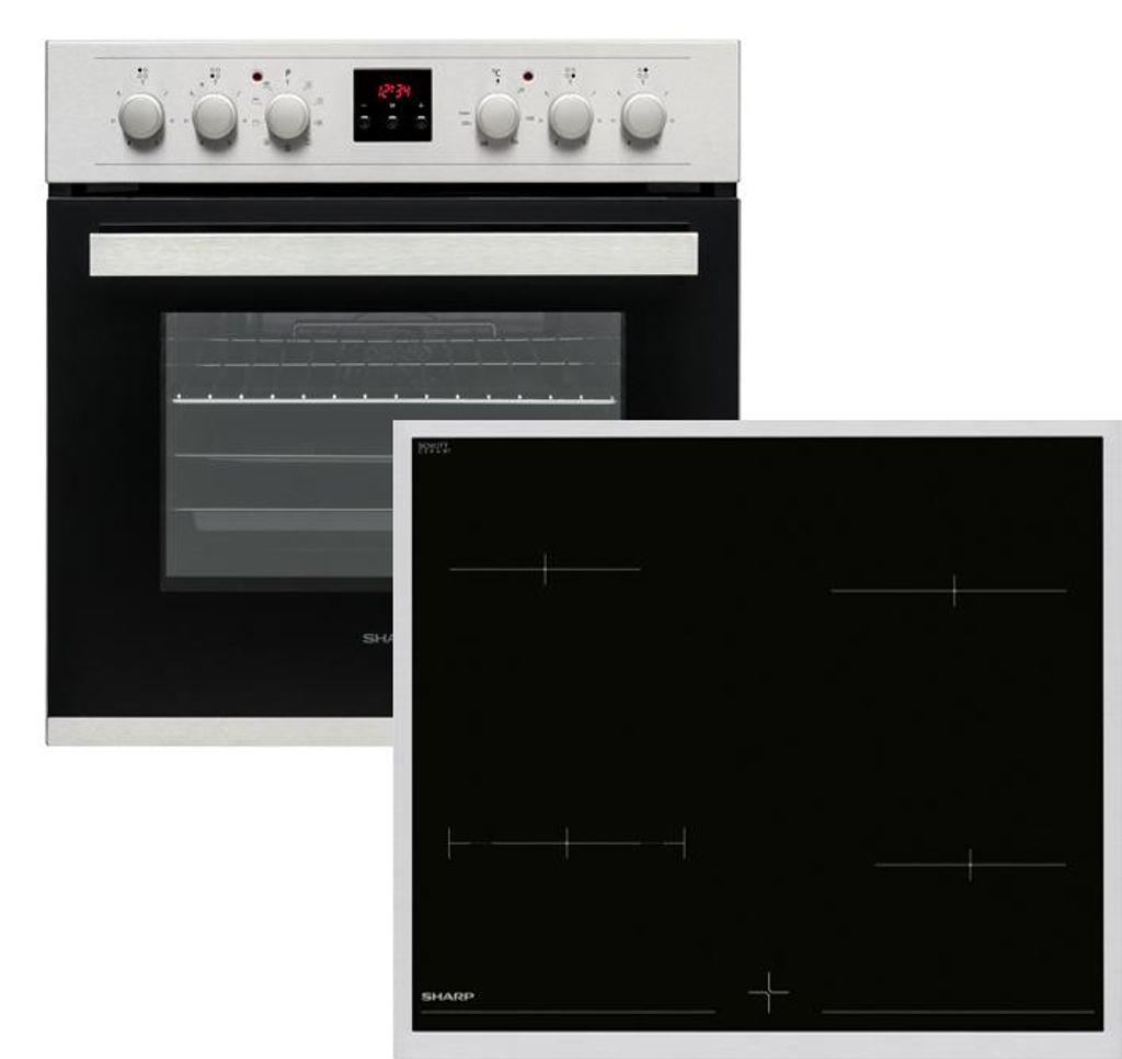 Sharp K-62D19IM0-EU Einbau Herdset 60 cm 69 L EEK A Produktbild 
