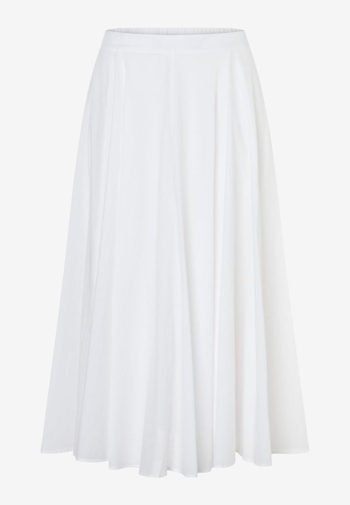 MORE & MORE CO-Voile Wide Skirt 0010 white 38