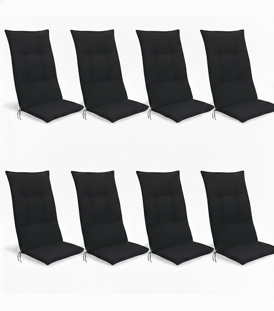 Beautissu Lot de 8 coussins d'assise pour fauteuils à Image du produit 