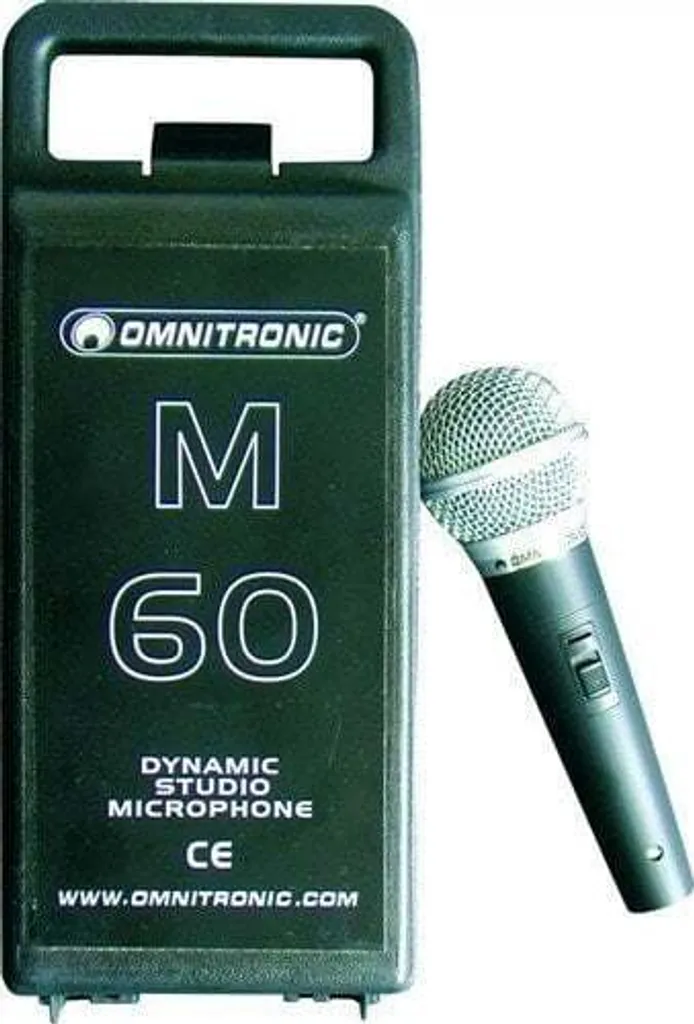 Microfono Omnitronic M-60 Dinamico per Canto e Strumenti - 13000445 - 4