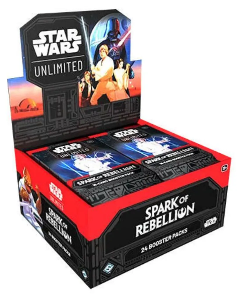 Star Wars Unlimited Spark of Rebellion Booster Box Cartes Rares