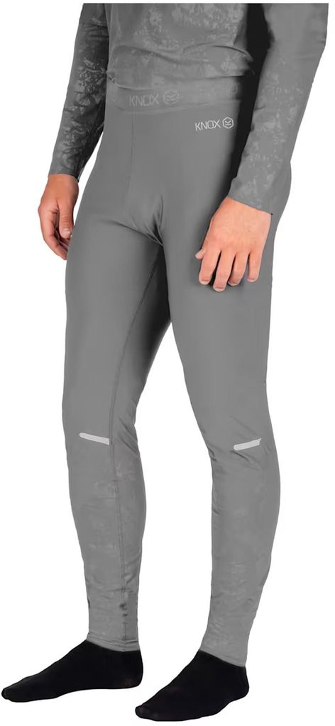 Knox Unisex Dual Active Base Layer Motorrad Funktionshose, grau, M