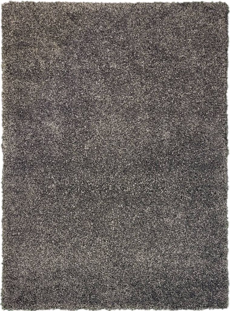 Teppich FERRO | Farbe: Schwarz-Weiß; Größe: 70 x 140 cm | strapazierfähig und leicht zu reinigen | Wohnzimmer | Schlafzimmer