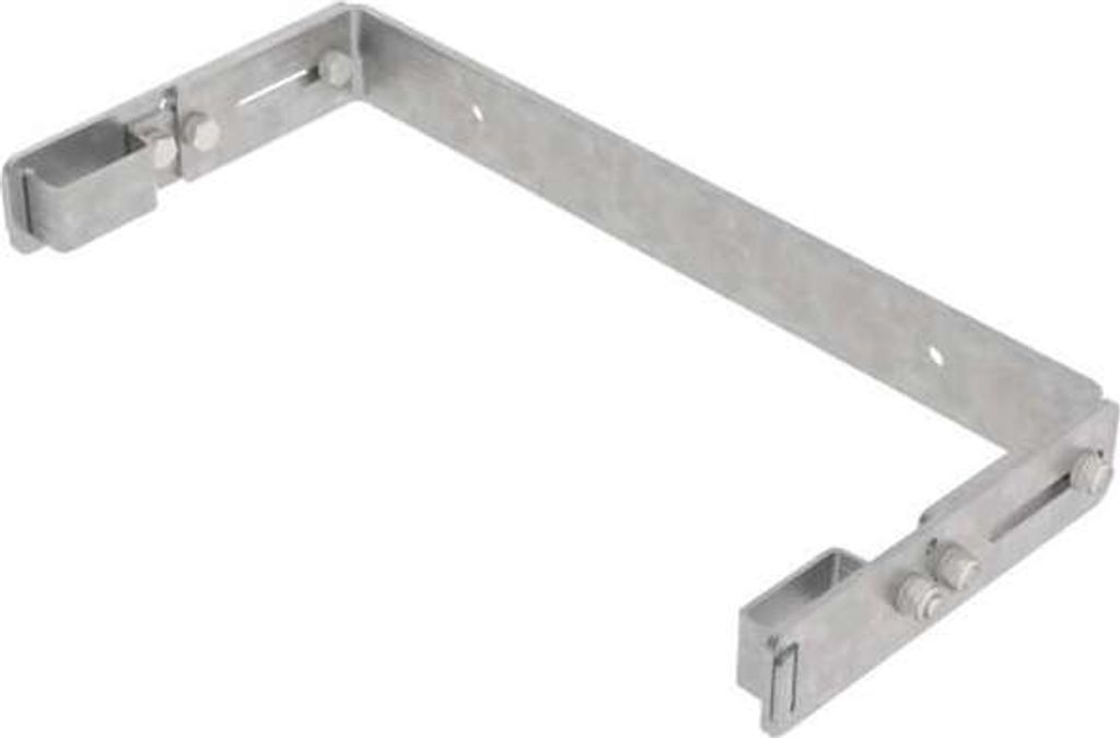 Günzburger Steigtechnik Wandhalter U-Bügel verstellbar Stahl verzinkt 165 - 205 mm - 063263