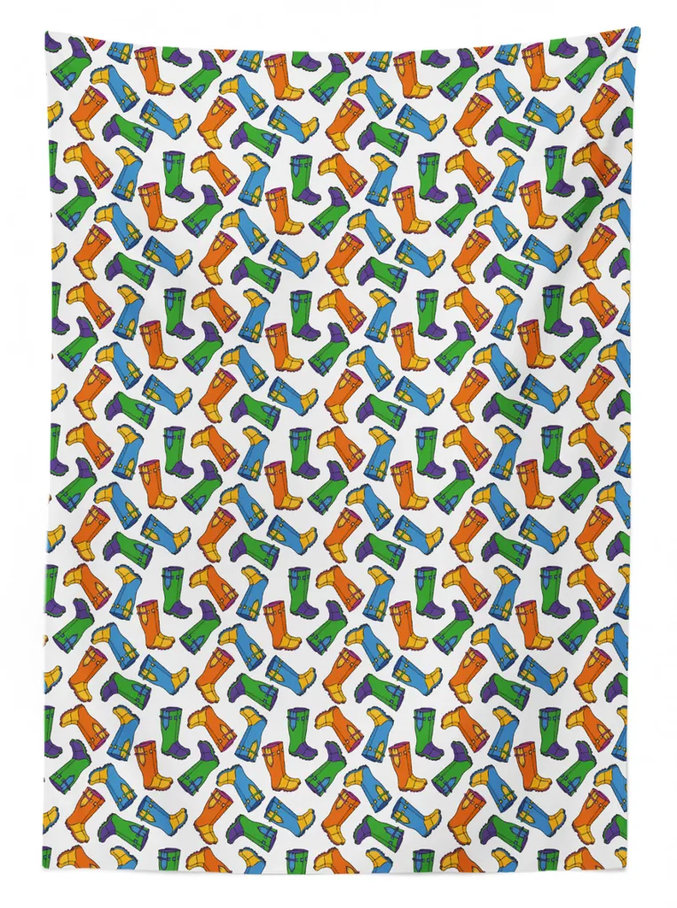 ABAKUHAUS Tovaglia Autunnale Rettangolare 140x200 Cm: Con Elementi Stagionali E Colori Vivaci, Multicolore. Realizzata In Poliestere 100% Setoso, Resistente Alle Macchie E Impermeabile. Perfetta Per Sala Da Pranzo, Cucina, Feste Di Compleanno E Natale. Lavabile In Lavatrice, Antirughe. Aggiungi Un Tocco Di Autunno Alla Tua Tavola.