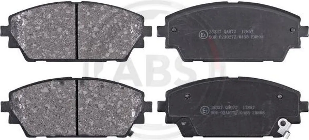 Plaquettes de frein à disque A.B.S. 35327 kit complet série BCYB3328Z