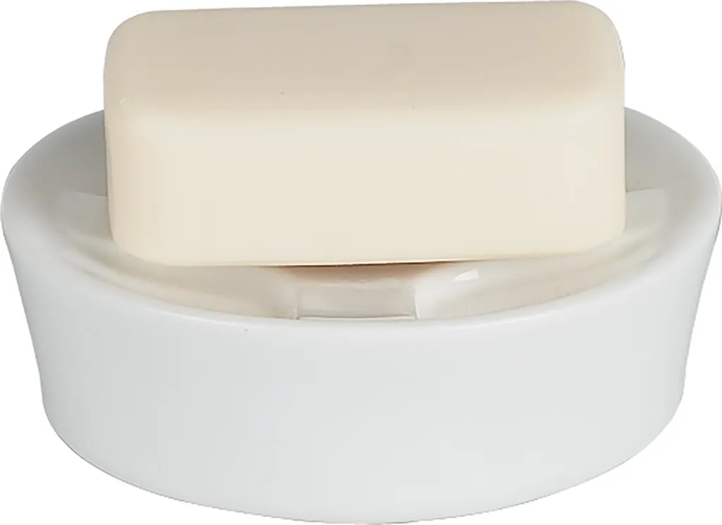 Portasapone Spirella accessori decorativi per il bagno portasapone "Max" Dimensioni: 10,5 x 3,5 x 3,5 cm - Bianco